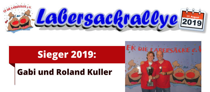 Sieger 2019: Gabi und Roland Kuller